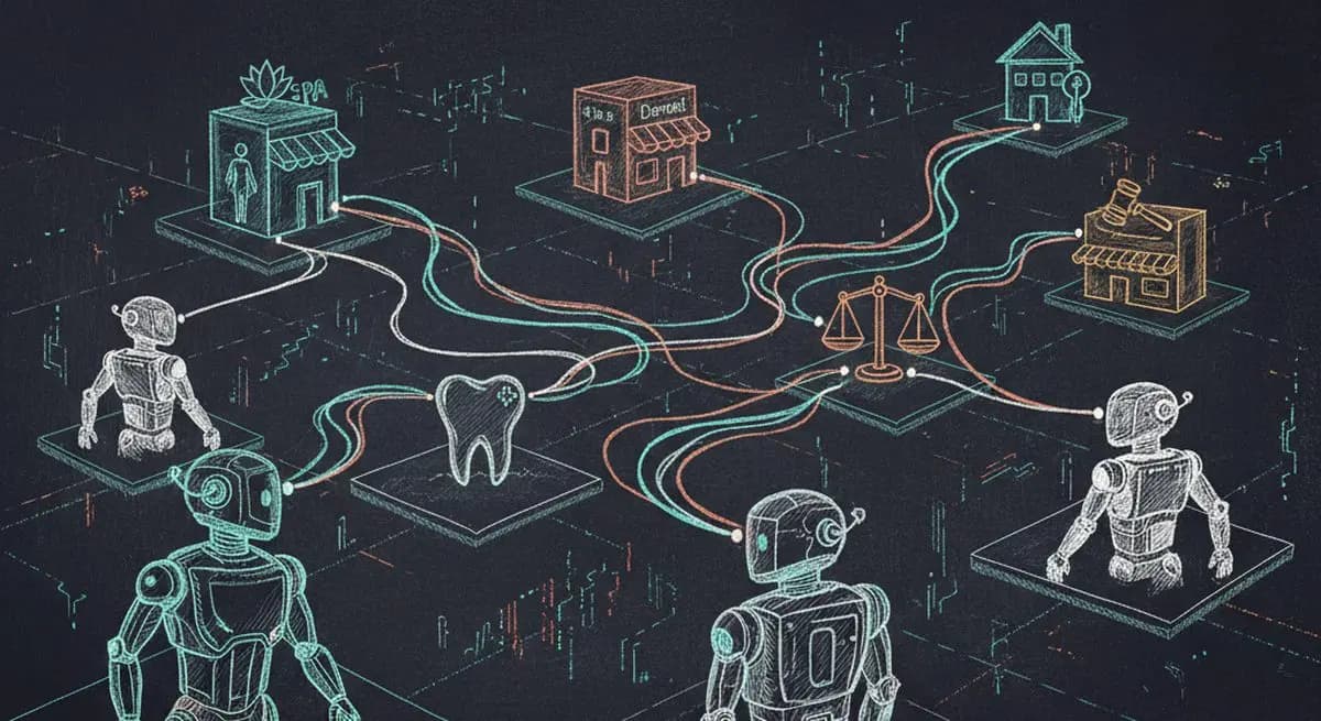 AI agents navigating digital marketplace