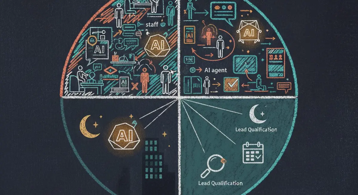 24-hour AI agent handling client interactions