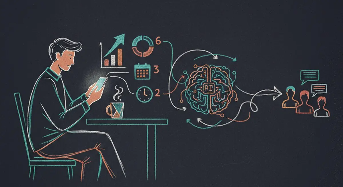 Business owner checking AI agent overnight activity