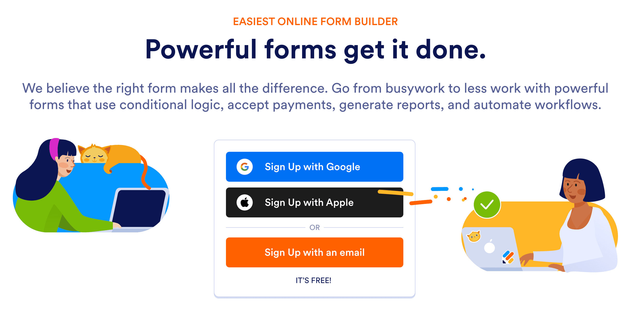 Jotform Melhores Construtores de Formulários Nativos de IA