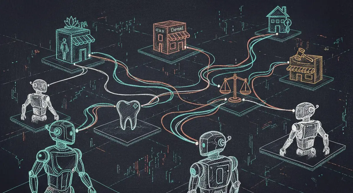 AI agents navigating digital marketplace